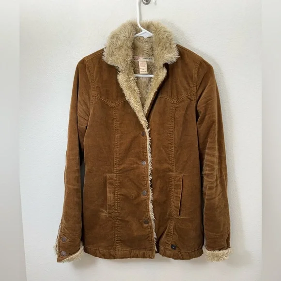 Abercrombie & Fitch Y2K Sherpa Lined Jacket XS - Picture 1 of 9